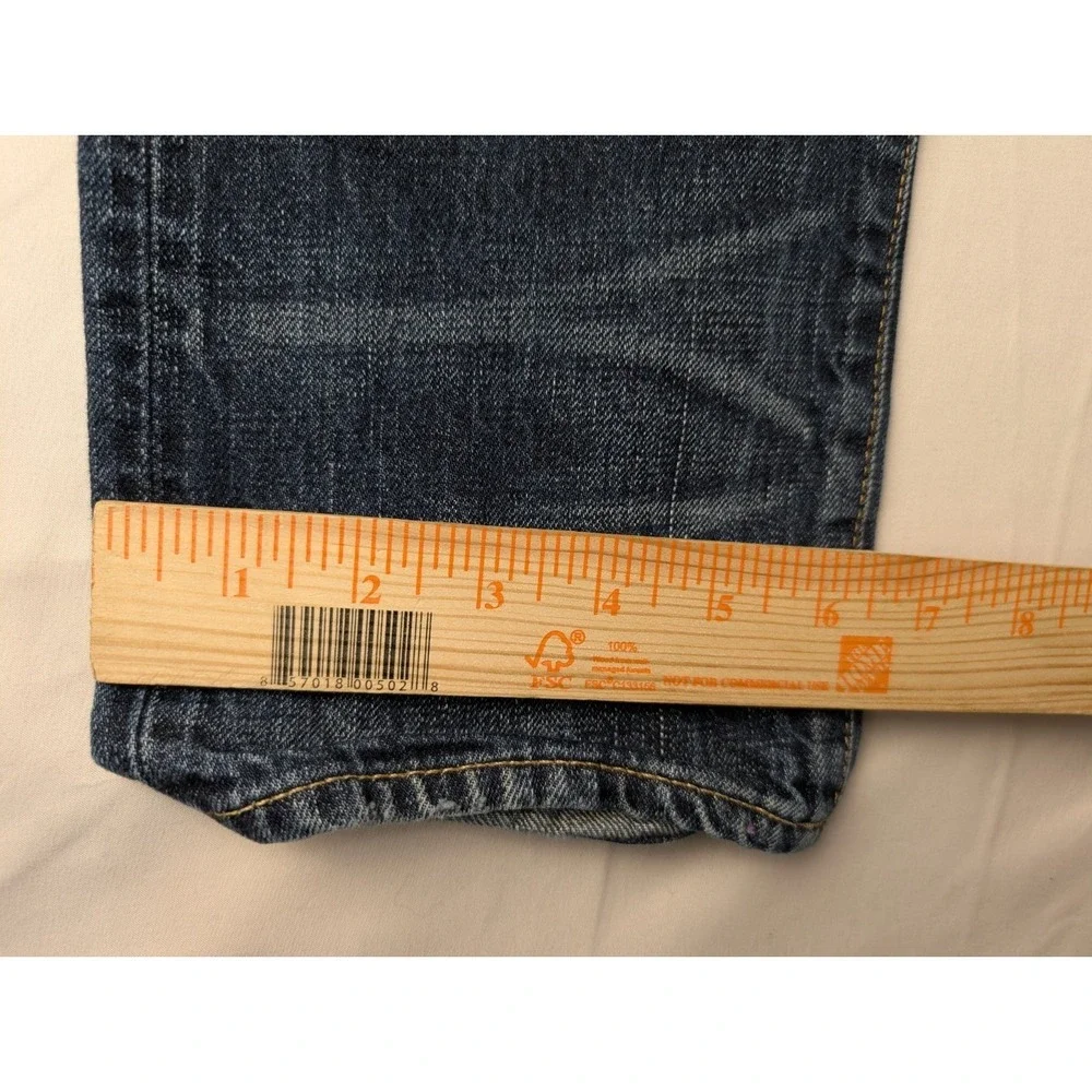 Simon Miller Slim Fit Jeans Mens 34 Blue Medium Wash Whiskered Made in USA